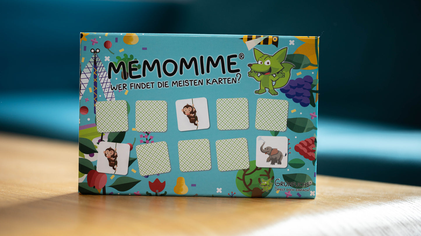 memomime - Wer findet die meisten Karten?