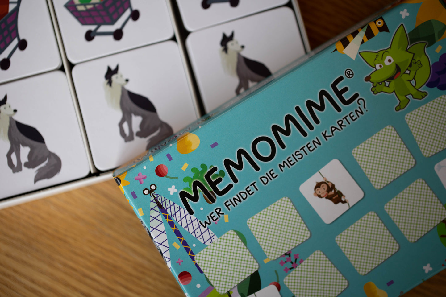 memomime - Wer findet die meisten Karten?